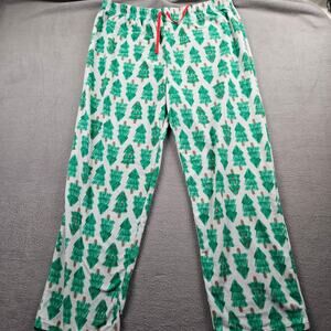 Carter's Christmas Tree Pajama Pants Adult XL Green Fleece